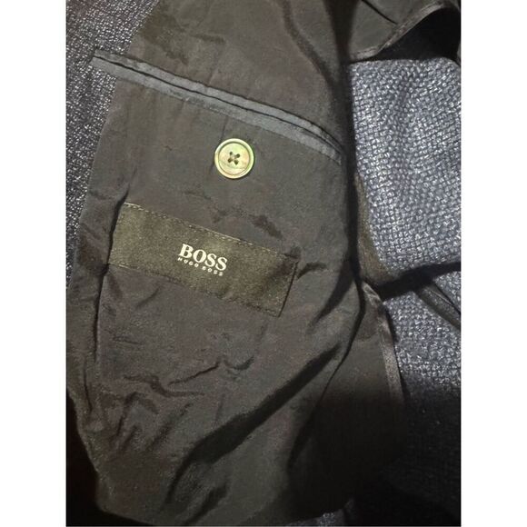 Boss Hugo Boss blue blazer Virgin wool linen blend 42R - Picture 5 of 8